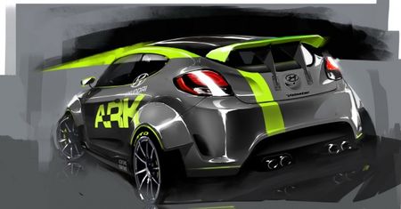 Nieseryjny Hyundai Veloster Turbo na SEMA 2011