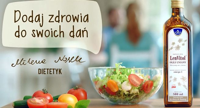 „Dodaj zdrowia do swoich dań” w pierwszej kampanii oleju LenVitol (wideo)