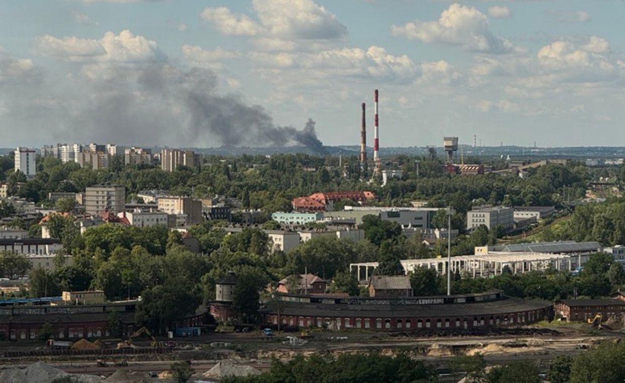 W Katowicach doszło do pożaru. "Sytuacja opanowana"