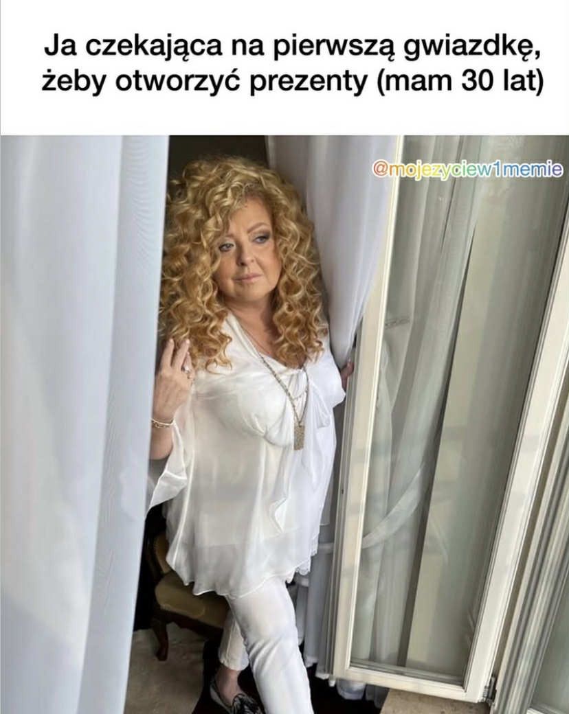 Świąteczne memy z Magdą Gessler