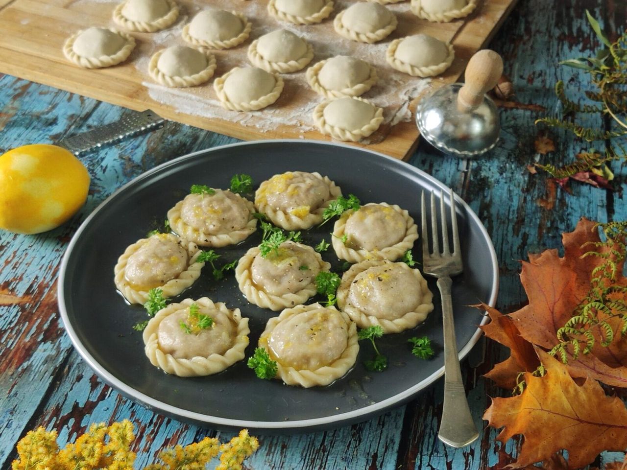 Smakowite pierożki z grzybowym farszem. Palce lizać