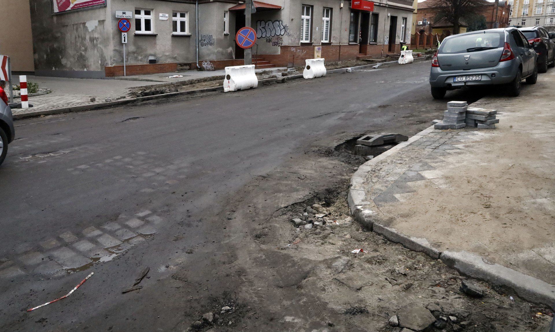 Grudziądz remontami ulic stoi. Sprawdzamy jak długo jeszcze potrwają