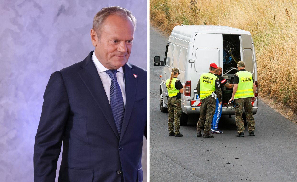 Donald Tusk i kontrole na granicy z z Niemcami