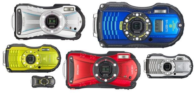 Ricoh WG-20 WG-4 WG-4 GPS kolory