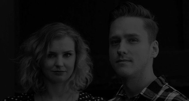 Maryna Garbacz i Adrian Zwierzyński w agencji Twin