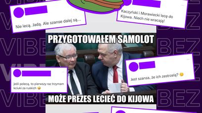Kaczyński i Morawiecki pojechali do Kijowa. Internauci życzą śmierci