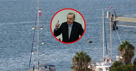 Erdogan: Potępiam piractwo wobec flotylli Sumud