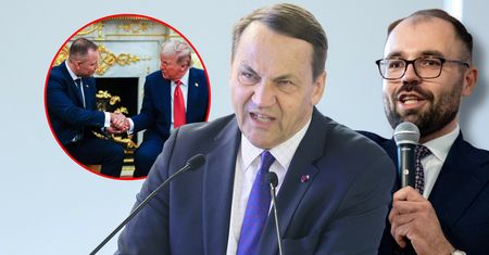 Sikorski kpił z wizyty Nawrockiego w USA. "Nie godzi się"