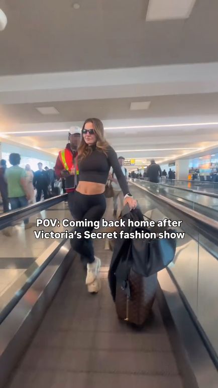 Anna Lewandowska robi show na lotnisku