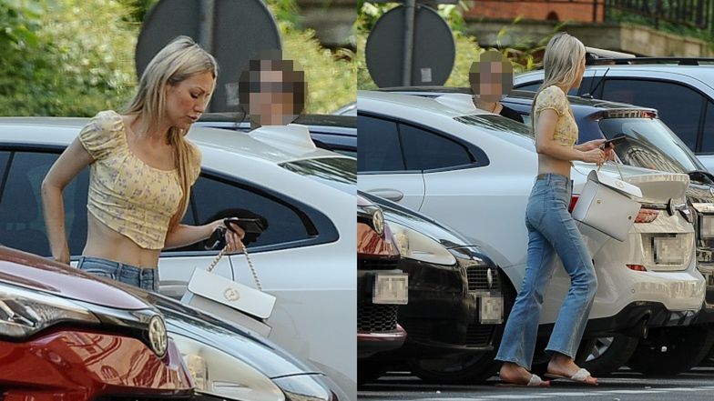 Magdalena Ogórek z córką