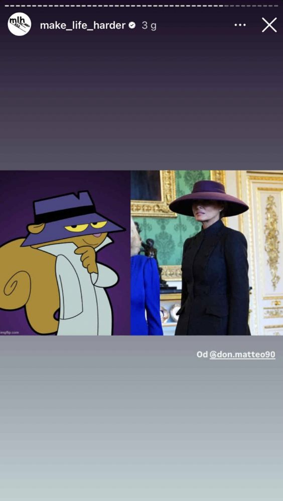 Memy z Melanią Trump w roli głównej