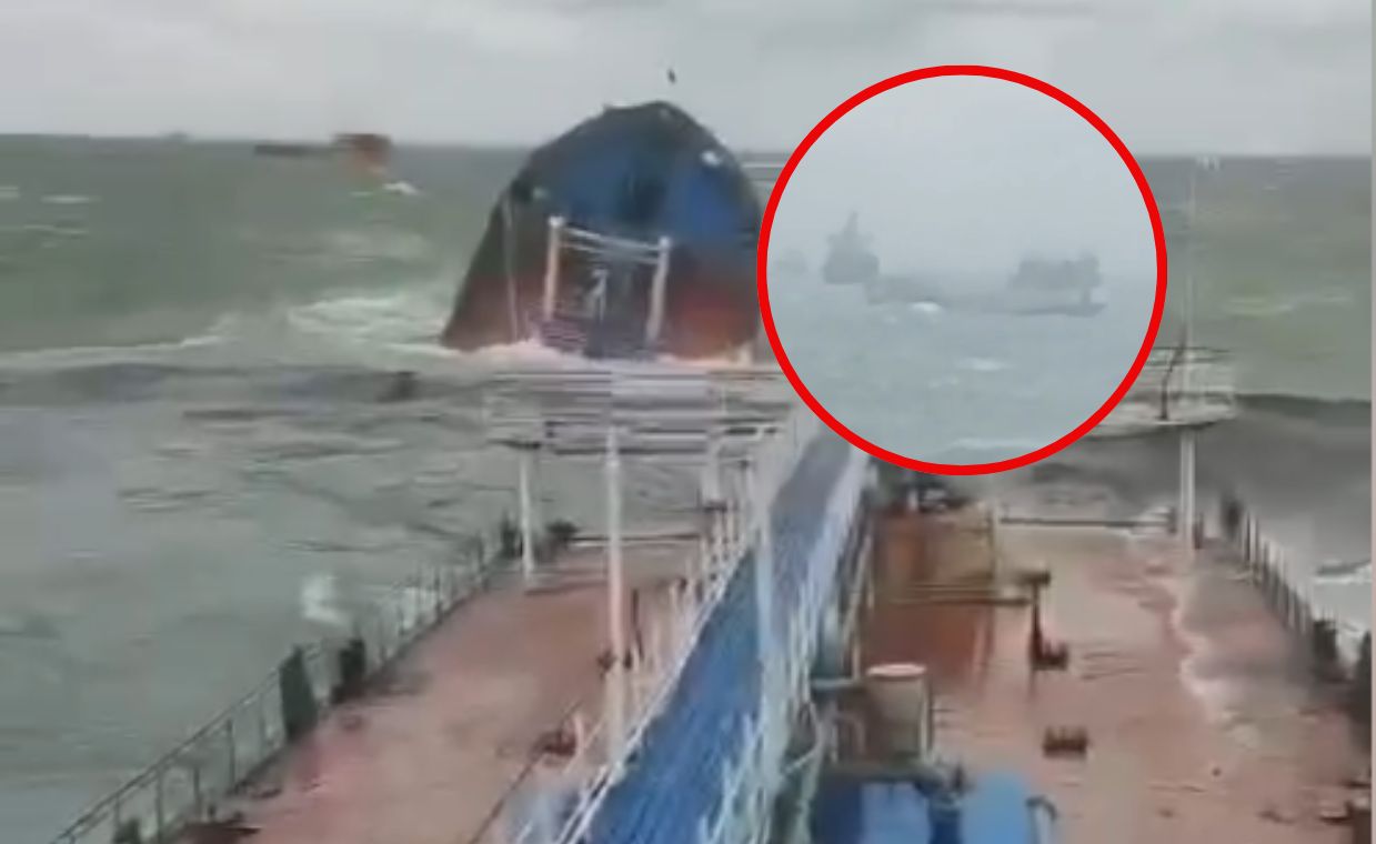 Katastrophe russischer Tanker in der Straße von Kertsch