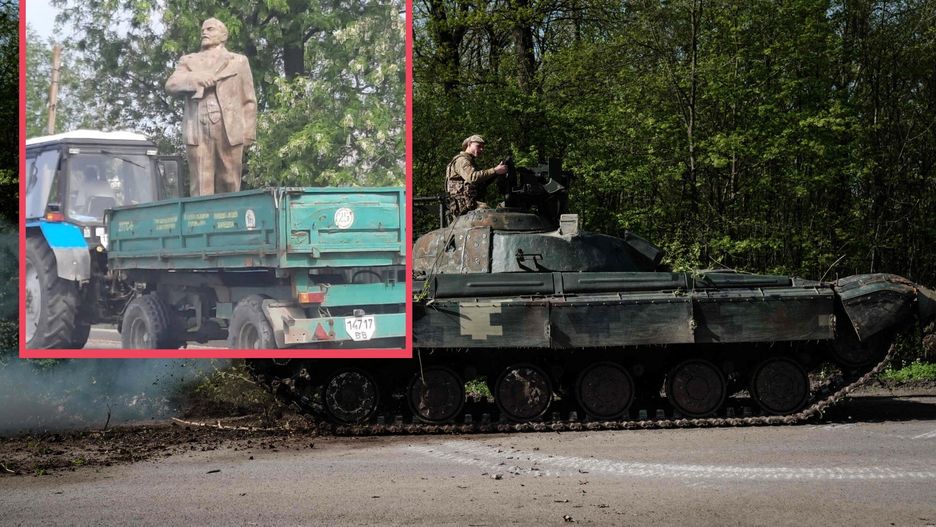 Okupanci przywożą pomniki Lenina