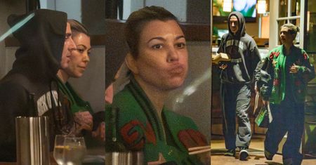 Naturalna Kourtney Kardashian wcina wegańskie sushi z Travisem Barkerem (ZDJĘCIA)