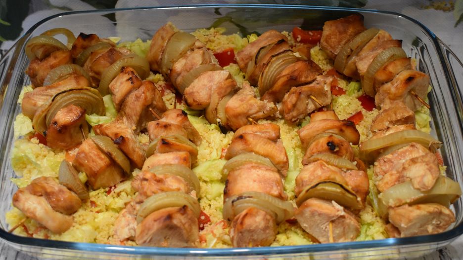 Szaszłyki z kuskusem