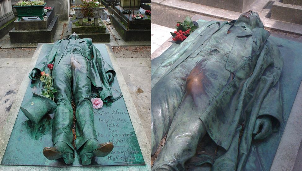 Obrazoburcze sceny na grobie w Paryżu. Polski przewodnik tłumaczy