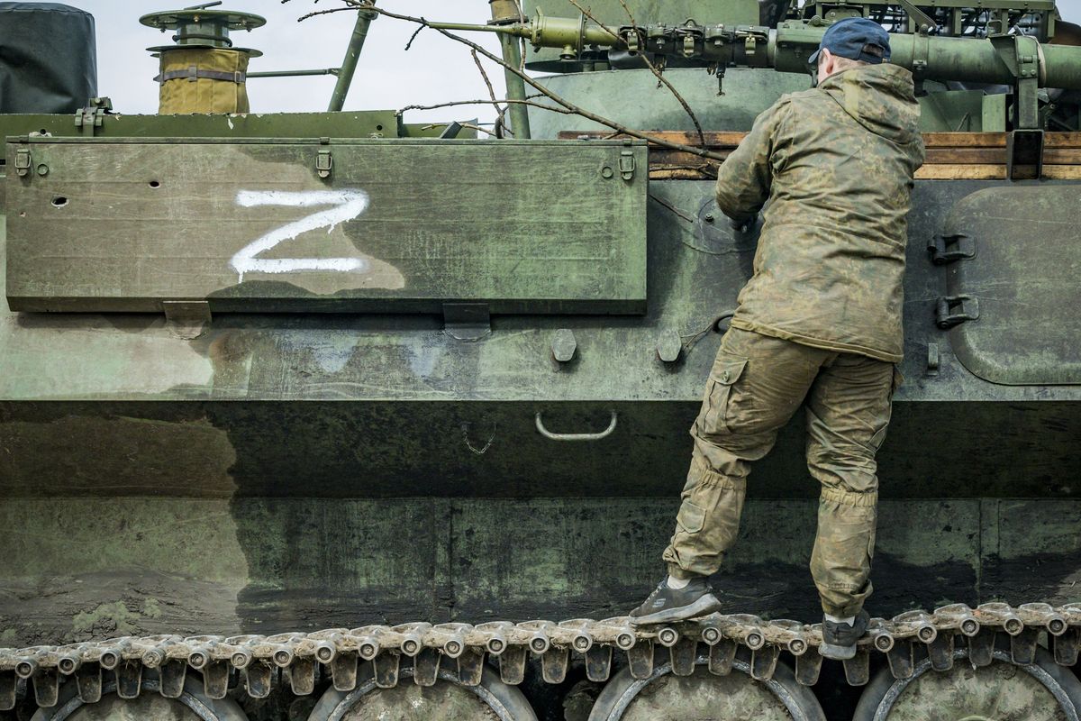 Według informacji Ukrainy w okupowanej Nowej Kachowce zdezerterowało 60 rosyjskich żołnierzy