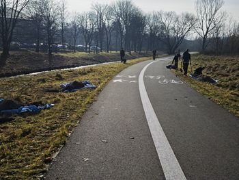 Chrzanów: Autostrada rowerowa w nowej odsłonie. Trwają prace porządkowe i nowe nasadzenia