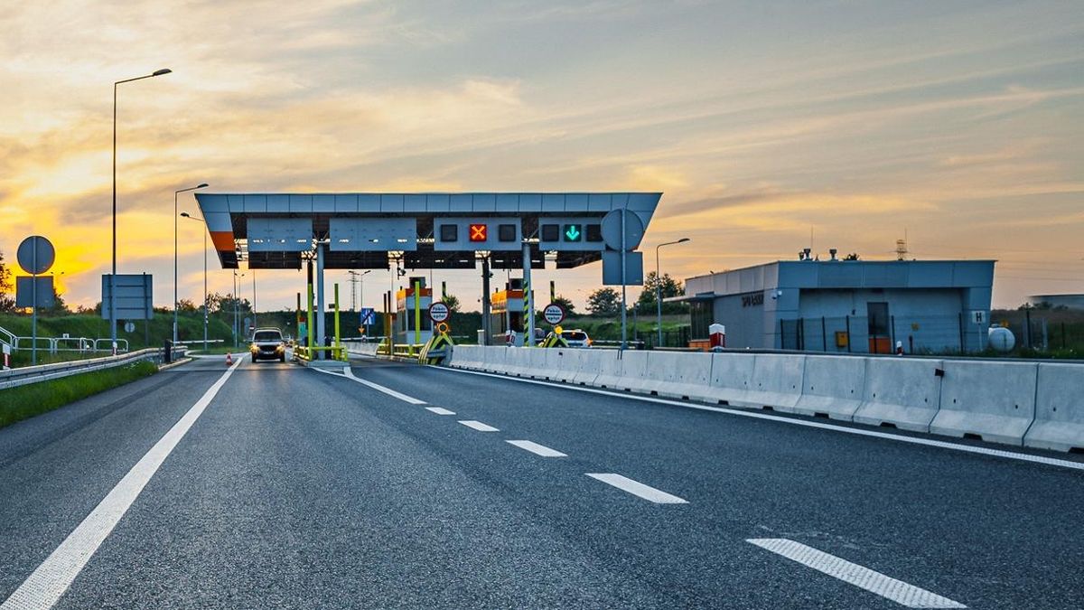 Bramka opłaty za autostradę