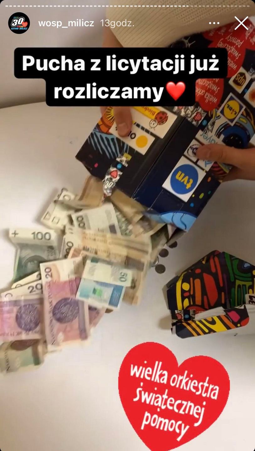 Sztabowcy uzbierali sporą sumę pieniędzy