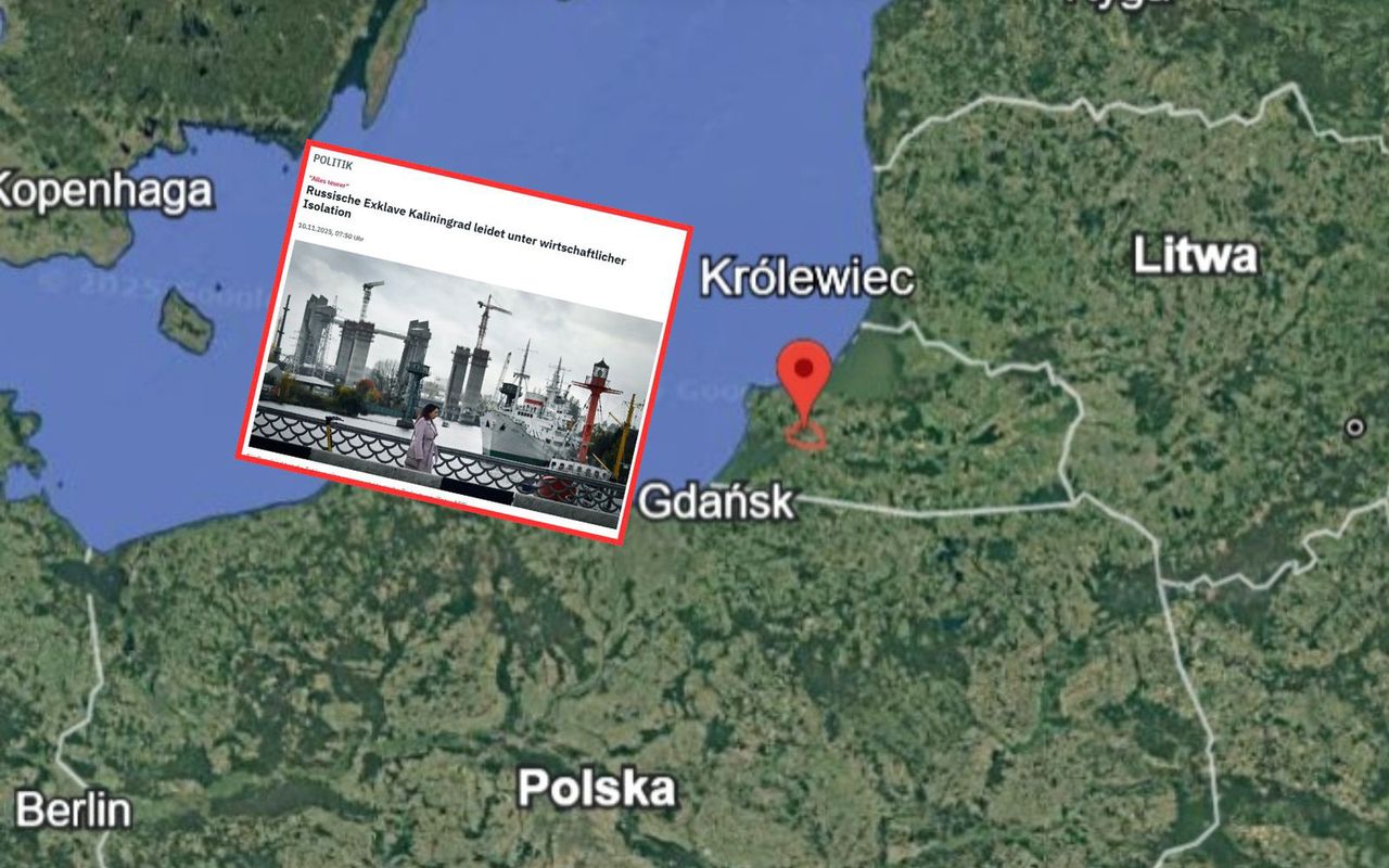 Niemcy pojechali do Królewca. Wszędzie widniała jedna litera