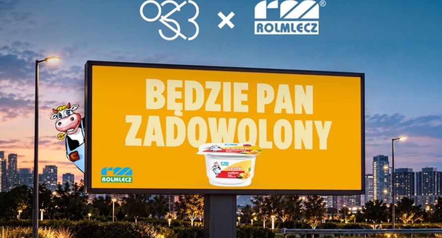 Rolmlecz z pierwszą kampanią outdoorową serka z krówką