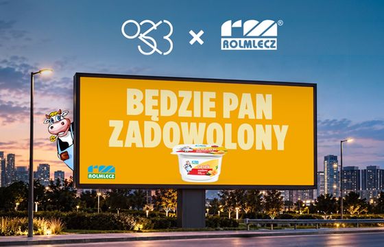 Rolmlecz z pierwszą kampanią outdoorową serka z krówką