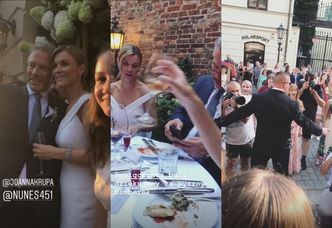 Ślub Joanny Krupy: pocałunki zakochanych, picie bimbru i zdjęcie sprzed ołtarza (ZDJĘCIA)
