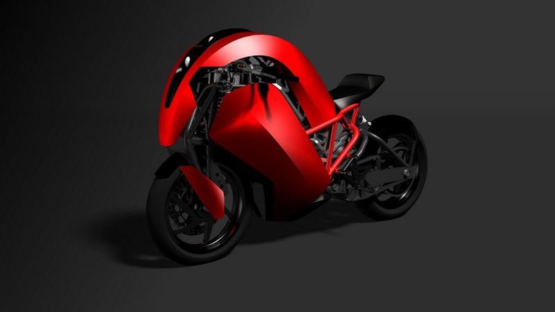 Elektryczny motor w stylu Akiry 1