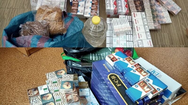 Nielegalne papierosy, tytoń, alkohol i narkotyki na targowisku w centrum Lublina