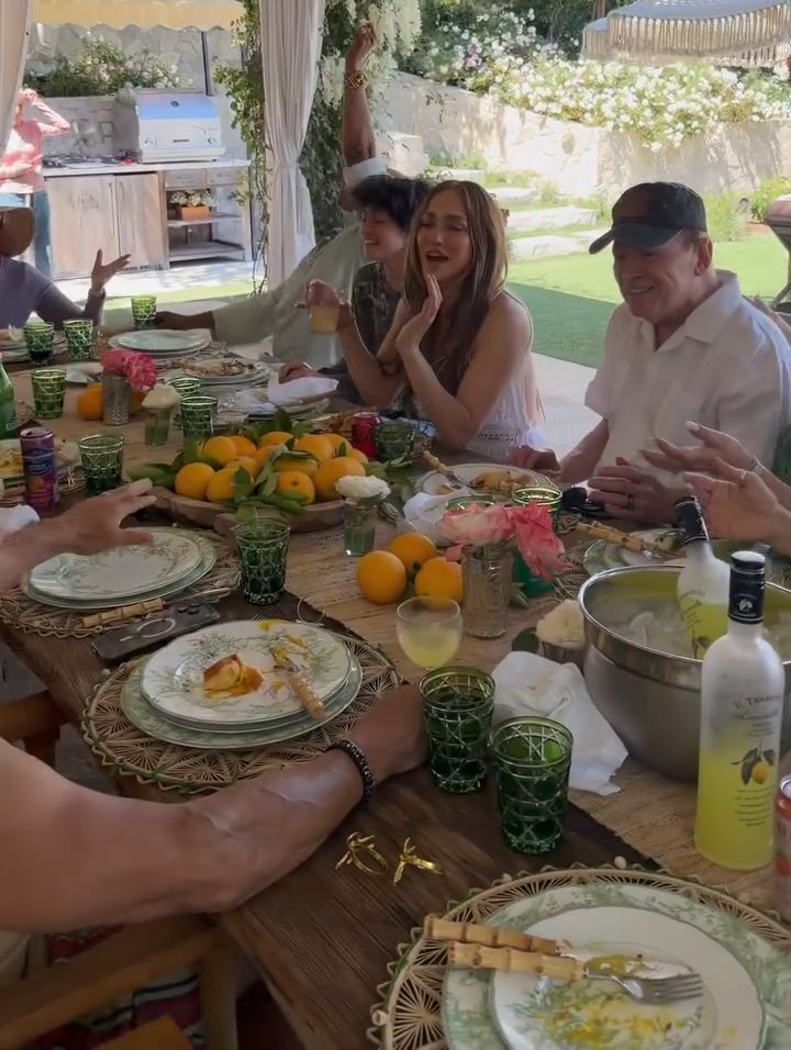 Impreza w willi Jennifer Lopez
