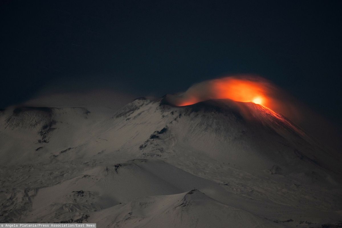 Etna wybuchła. Uwieczniono moment erupcji