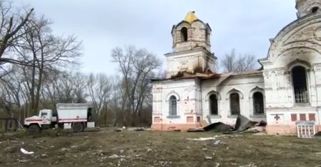 Zwłoki w zabytkowej cerkwi. "Rosjanie zorganizowali tam sztab"