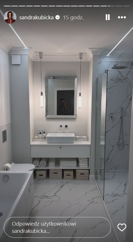 Szara łazienka Sandry Kubickiej