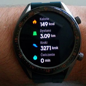 3 km pokonanego dystansu, niemal 3300 kroków i prawie 150 kcal