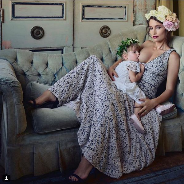 Córka sama zdecyduje, kiedy zakończyć karmienie