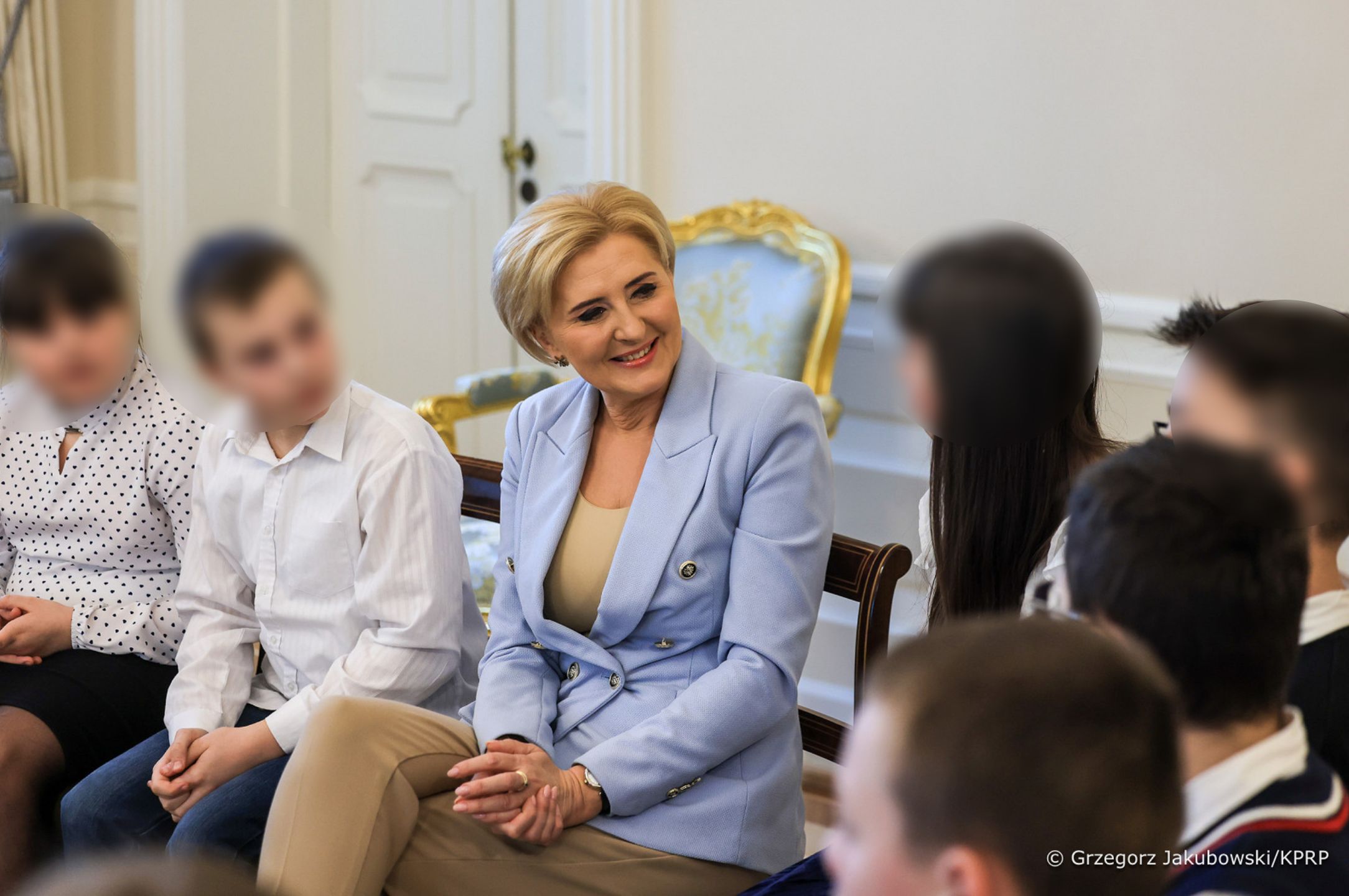 Spotkanie z uczniami. Zdjęcia: Grzegorz Jakubowski