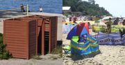 Po niestosownym zachowaniu turystów zamknięto przebieralnie na plaży w Rewalu