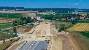 Firma z Polski kończy budowę odcinka autostrady w Czechach