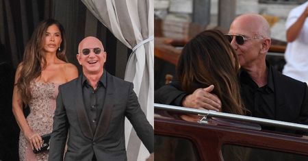 Bezos i Sanchez żegnają weselnych gości, MIGDALĄC SIĘ w gondoli. Lauren znów odsłoniła dekolt...
