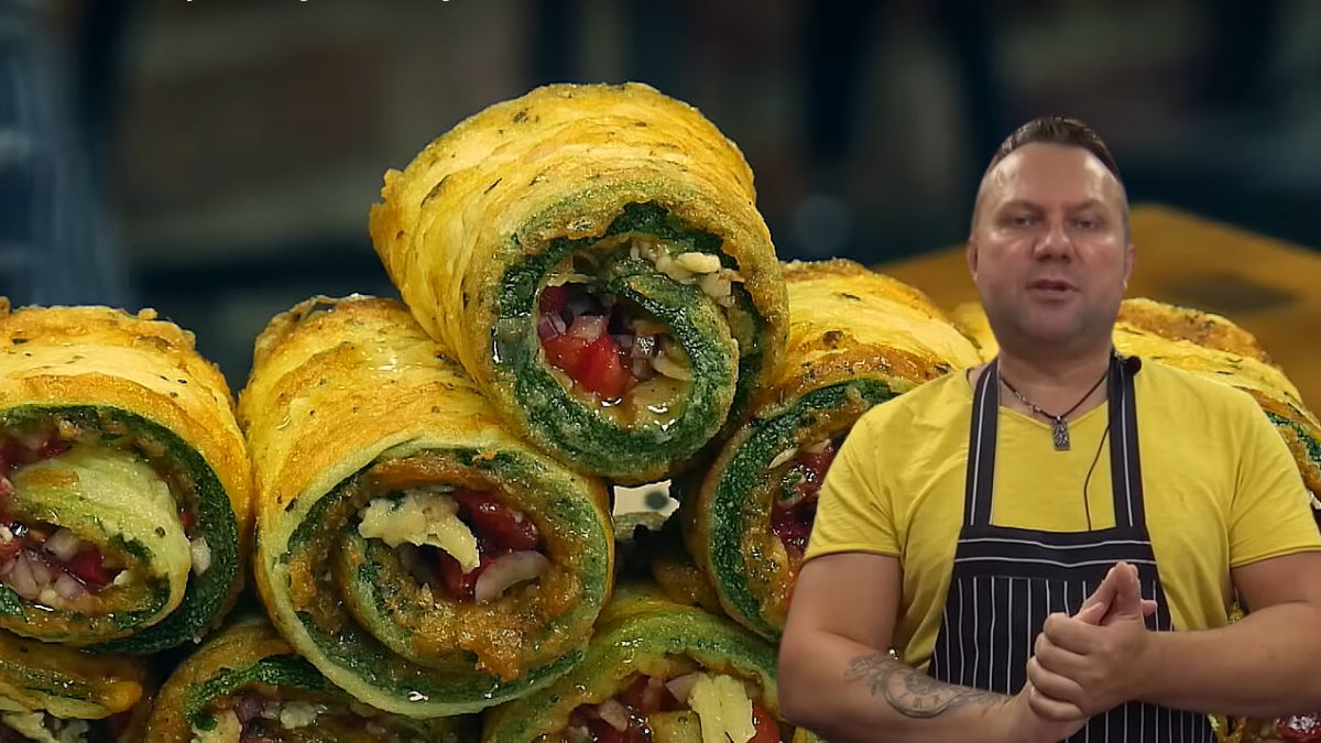 Tomasz Strzelczyk i jego arcydzieło z cukinii!