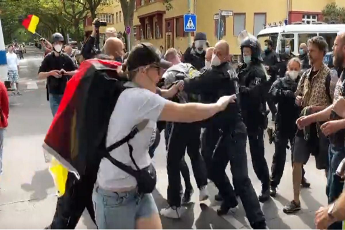 Fala protestów w Berlinie. Ponad 600 aresztowanych