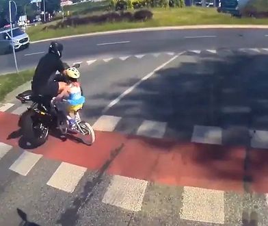 Potrącił rowerzystkę i uciekł. Sąd drugiej instacji utrzymał wyrok dla motocyklisty