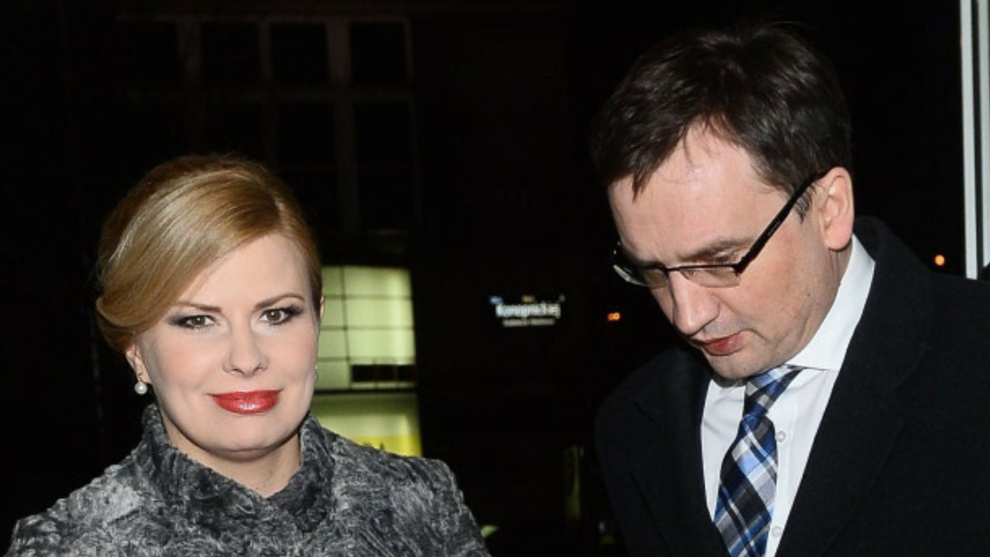 Zbigniew Ziobro z żoną