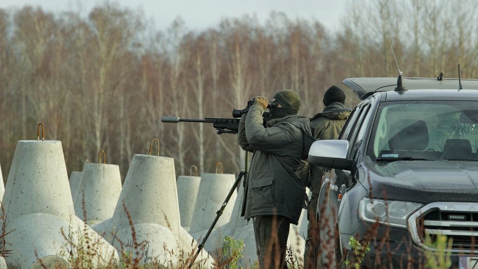 Dąbrówka. Pierwszy wybudowany odcinek Tarczy Wschód