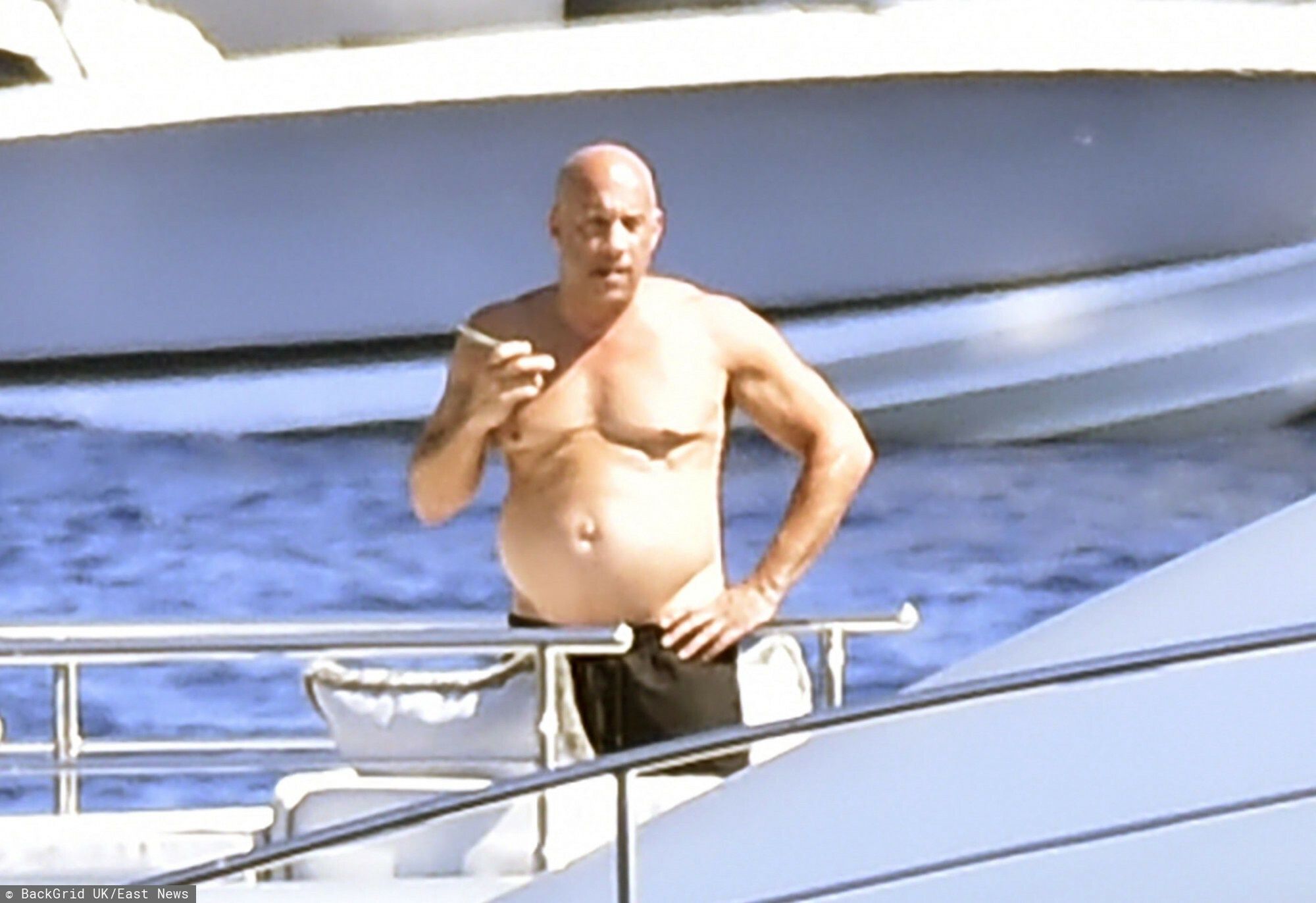 Vin Diesel z rodziną na jachcie