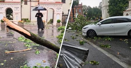 Wjechała prosto w centrum nawałnicy. "Pobiegłam po pomoc"
