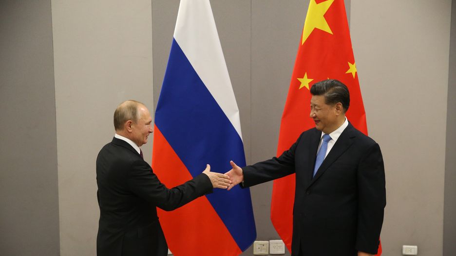 Prezydenci Rosji i Chin: Władimir Putin i Xi Jinping