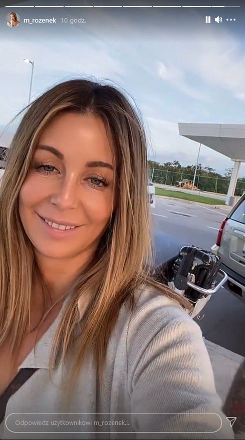 Małgorzata Rozenek z rodziną i całą ekipą ląduje w Meksyku
