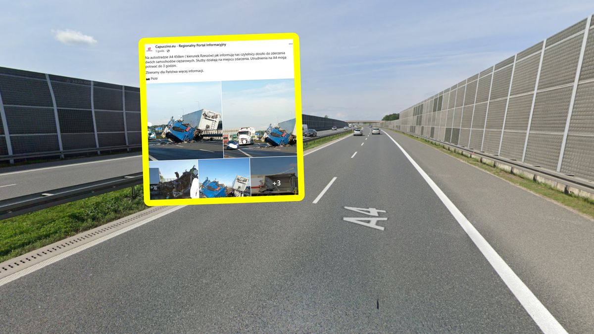 Dramatyczne zdarzenie na A4.